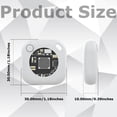 thumbnail image 5 of Air Tracker Tags-4 Pack (iOS Only),Bluetooth Tracker Compatible for Apple Find My, Replaceable Battery Key Finder and Item Locator Smart Tag for Keys,Bag,Luggage and More,4Pack,White, 5 of 9