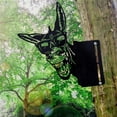 thumbnail image 4 of Metal Peeping Cow Chicken Goat Horse Wall Art Decor, Farm Animal Wall Art Metal Wall Sculptures for Outdoor Garden Fence Yard Decor, 4 of 7