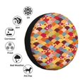 thumbnail image 4 of Susaid Japanese Style Fish Scales Print Tire Covers,Waterproof Anti-UV Snow Sun Rain Tire Covers for RV,Truck, SUV, Trailer, Camper-16 inch, 4 of 6