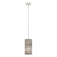 thumbnail image 2 of Hunter - Solhaven 1-light Light Grey Oak, Mini Pendant Light, Dimmable, Modern Style, Cylinder Shaped, for Bedrooms, Dining, Living Rooms - 19239, 2 of 7