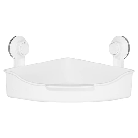 Drain Rack Vacuum Suction Cup Bathroom Kitchen Corner Shelf Toilet ...