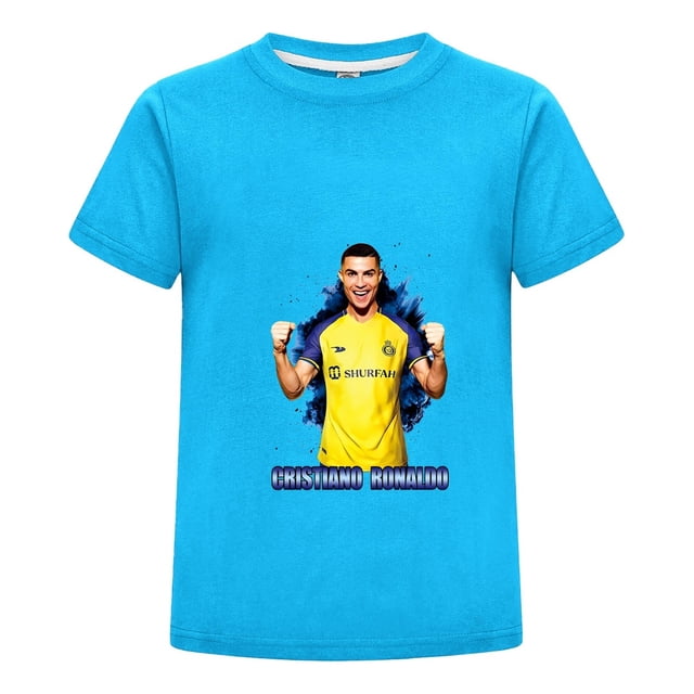 Playera CR7 para Niño Aficionado al Futbol | Ropa Deportiva con Diseño Ronaldo