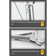 thumbnail image 3 of xinxixnxx Serpent Pinces en Acier Inoxydable Robuste Trois Trous Serrures Protection Garbage Clip Ajustement Double Côtés Anti-snkae Clips Type 8, 3 of 9