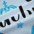 thumbnail image 5 of Erosebridal Silver Ribbon Bowknot Black Out Curtains For Girls Kids,Blue Cartoon Crown Curtains Pack of 2 (42x63 Each), 5 of 7