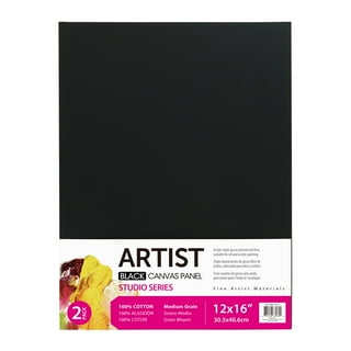 20 Pack Black Canvas Boards for Painting 5x7 Blank Small Art Canvases Panels for Paint