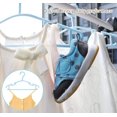 thumbnail image 5 of QPENWEI Lot de 48 Bleu Cintres pour Bébé Antidérapant,Durables en Plastique,Vêtements Enfants de Stockage en Multi Couleur pour Pantalon Manteau Jupe, 5 of 5