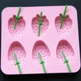 thumbnail image 5 of BNNG Fruit Popsicle Molds, Frozen Treat Molds, Summer-Themed Popsicle Molds, Diy Popsicle Molds, Summer Strawberry Shape Ice Tray Strawberry Silicone Mold Ice Cream Ice Tray, 5 of 9