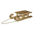 thumbnail image 5 of Northlight Rustic Wooden Sleigh with Twine Rope Christmas Wall Decoration - 16", 5 of 7