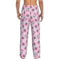 thumbnail image 3 of Xecao Cherry Strawberry Men's Straight Lounge Pajama Pants: The Ultimate in Comfortable Sleepwear, 3 of 9
