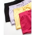 thumbnail image 3 of Real Love Girls' Active Shorts - 4 Pack Cuffed French Terry Sweat Shorts (Size: 7-16), 3 of 7