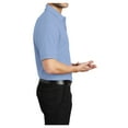 thumbnail image 3 of Yellow Rooster Male Silk Touch Polo Men Extended T-Shirts Light Blue 2XL, 3 of 7