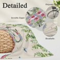 thumbnail image 3 of Farmhouse Spring Pillow Covers 12"x20", Retro Bicycles Flowers Vines Butterfly Soft Brushed Microfiber Breathable Throw Pillow Covers, Decorative Pillowcase with Zipper for Couch Sofa Bedroom, 3 of 9