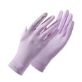 thumbnail image 1 of yingyy Riding Gloves Breathable Soft Lightweight Mittens Wear Resistance Palm Protection Driving Training Sports Cycling Purple, 1 of 6