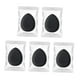 thumbnail image 1 of 5x esponja para polvo para dedos, esponja, almohadillas de maquillaje para cara y ojos, esponja para mezclar, esponja de maquillaje para base en crema Negro, 1 of 8
