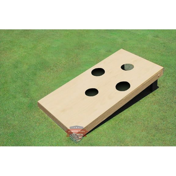 Single Non Painted 4 Hole Custom Cornhole Board