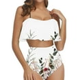 thumbnail image 2 of LSLJS Women's Ruffled Bikini Swimsuit Set, Bikini Sets for Women, 2 of 5