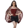 thumbnail image 2 of Moomaya Vêtements de Plage Imprimés pour Femmes Boléro à Franges Cache-Maillot Cardigan, 2 of 5