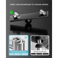 thumbnail image 3 of A Black Kitchen Faucet with Soap Dispenser and Pull Down Sprayer, SUS304 Stainless Steel Commercial Single-Handle Spring Faucet for Kitchen Sink, Matte Black, 3 of 31