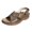 Khaki, variant on Vedolay Cushionaire Sandals Women Womens Wedge Sandals Flower Elastic Ankle Strap Sandals Rhinestone Platform Sandals,Brown 8.5