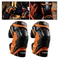 thumbnail image 2 of 2x K01-3 Motorcycle Knee Pads, Shock Resistant Knee Brace for Motocross Racing Reflective Orange, 2 of 8