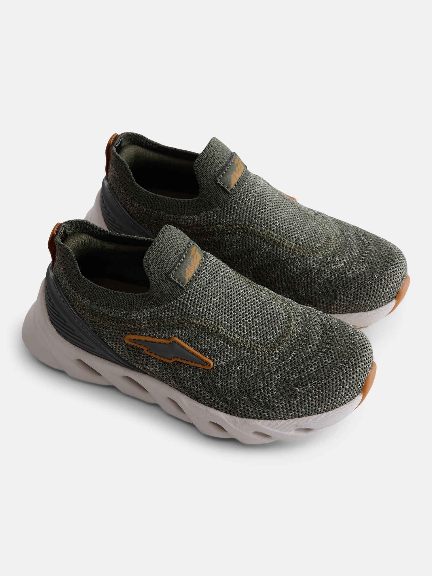 Avia Honeycomb Toddler, Little, and Big Kid Slip On Knit Sneakers