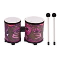 thumbnail image 4 of Amdohai Bongo Drum Percussion Instrument Wood Musical Toy with Pair, 4 of 7