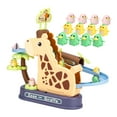 thumbnail image 1 of Divertido juego de animales pequeños subiendo escaleras, adorables animales persiguiendo pista de carreras 12 Uds animales, 1 of 9