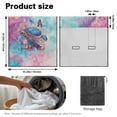 thumbnail image 7 of Xoenoiee Turtle Butterfly Flower Marble Print Back Seat Cover for Car Trucks Van SUV, Waterproof Rear Bench Towel Seat Covers for Dogs and Kids, Sweat-Absorbent Automotive Backseat Protector, 7 of 7
