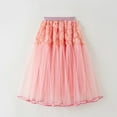 thumbnail image 5 of THDHVS Girls Tutu Skirt,Girls Long Sheer Mesh Skirt A Line Princess Dress with Full Flared Tulle Skirt for Stage Performance and Formal Events,Skirts for Girls, 5 of 6