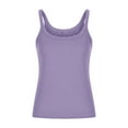 thumbnail image 4 of CheerKidz Women's Solid U-Neck Sleeveless Tank Tops Summer Casual Workout Tee,Breathable Lightweight Blouse,Fashion Basic Soft 2025(Purple,5XL), 4 of 6