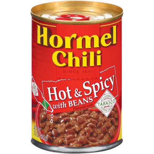 Hormel Hot & Spicy Chili With Beans, 15 oz - Walmart.com