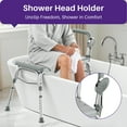 thumbnail image 4 of KEKOY Tub Transfer Bench for Bathtub and Showers, Adjustable Shower Bench, Bath Shower Chair Seat 400LBs for Elderly, Adults and Disabled, 4 of 11
