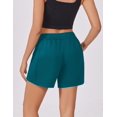 thumbnail image 3 of Pinspark Women's Sweat Shorts High Waisted Comfy Lounge Short Summer Athletic SweatShorts Sportswear with Pockets, 3 of 6