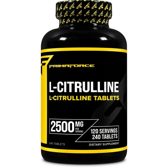 PrimaForce L-Citrulline 2500mg, 240 Tablets, 120 Servings