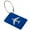 Blue, variant on ZPAQI Metal Luggage Tags with Name ID Address Card Metal Loop Suitcase Baggage Label