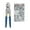 Crimp pliers 1 boxed, variant on YongCo Wire Rope Crimping Tool Cable Swaging Crimper for Fishing Lines and Aluminum Crimping Rings Sleeves up to 2.2mm Pliers