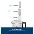 thumbnail image 5 of Procesador de Alimentos GE de 550 Vatios y 12 Tazas con Accesorios y Cuchillas de Acero Inoxidable, Acero Inoxidable, 5 of 5