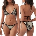 thumbnail image 3 of Balery Western Desert Cowboy Pijama Estampado Bikini de Dos Piezas para Mujer - Conjunto de Bikini Ajustable Sexy y Cómodo para Playa, 3 of 6