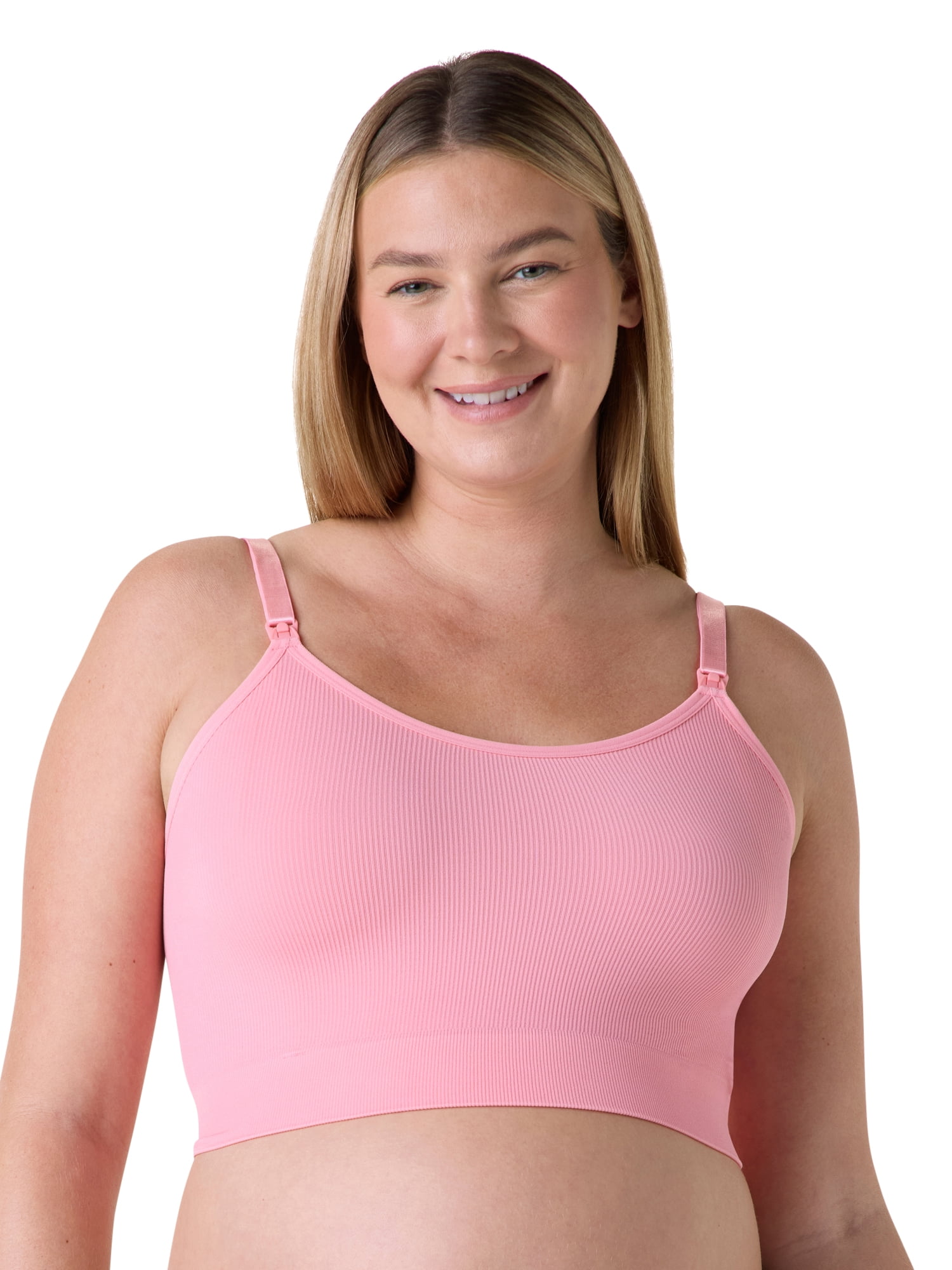 Ingrid & Isabel For Every Belly Women's Maternity Seamless Nursing Cami Bra 3pk, Sizes S-XXXL