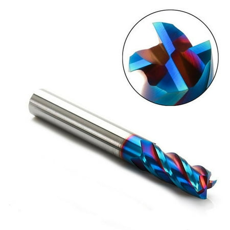 

8mm HRC65 4F Nano Tungsten Carbide End Mill for Stainless Steel Milling Cutter