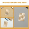 thumbnail image 6 of FENGGUIQU 15 Sheets Adhesive Decorative Corners for Family Gatherings in Khaki Paper, 6 of 6