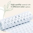 Tranquil Beauty Extra Long NonSlip Bath Mat, 100x40cm, Mold Resistant