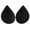Black, variant on Women Bra Pads Water Drop Shape Removable Push Up Cups Inserts Bikini Enhancers