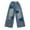 Za-Blue, variant on KVPLBQFD Baggy Jeans Low Rise Junior Jeans Sweatpants for Kids Toddler Pants 2t Size 3t Girls Clothes Toddler Summer Clothes Tween Girl Trendy Clothes, Blue 11-12 Years