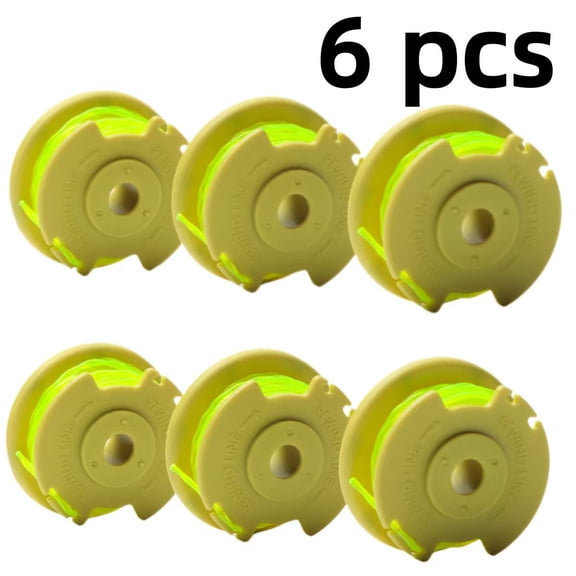 Vruelia 6-Pack AC80RL3 String Line Replacement for Ryobi 18v 20v 40v Cordless Trimmer