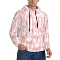 thumbnail image 2 of Naloa Cute Rabbit Carrot Men's Casual Hooded Collar Drawstring Hoodies Pullover Sweatshirts Casual Long Sleeve Shirts-3X-Large, 2 of 7