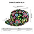 thumbnail image 6 of Bingfone Baseball Cap,Snapback Trucker Hat for Men & Women with Adjustable-Vector Mexican Otomi Style Bright, 6 of 9