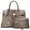 Khaki, variant on MKP Top Handle Tote Handbags Work Shoulder Bags with Matching Wristlet Wallet for Women