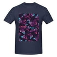 thumbnail image 4 of Bingfone Purple Butterfly Men'S Loose Fit Short-Sleeve Pocket T-Shirt, 4 of 7