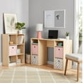 Mainstays 4Cube Storage Desk, Spring Pine